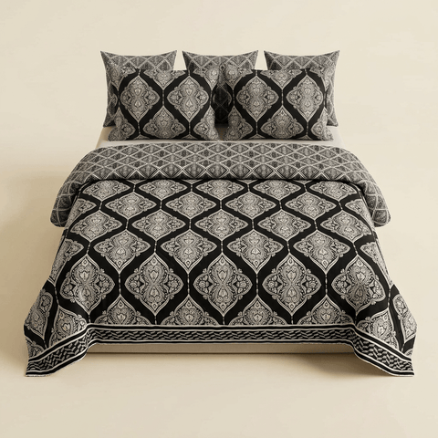 Whimsical Garden 7Pc Printed Bedspread Set - The Linen House