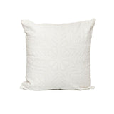 White Ralanna (Appliqué) - 1 PC Cushion Cover - The Linen House