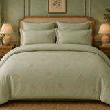 Willow Branch Embroidered Premium Bedding Set