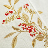 Winter Berries Cotton Placemats Table Mats - The Linen House