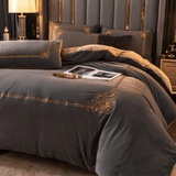 Winter Thick Coral Velvet Duvet Set - The Linen House