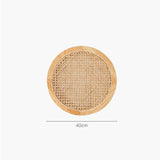 Wood Rattan Placemat for Home & Kitchen - The Linen House