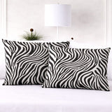 Zebra Elegance Pillow Cover (Pack of 2) - The Linen House