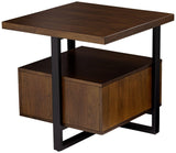 1 - Drawer Modern End Table Side Table - The Linen House
