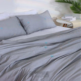 Star Embroidered Duvet Cover Set