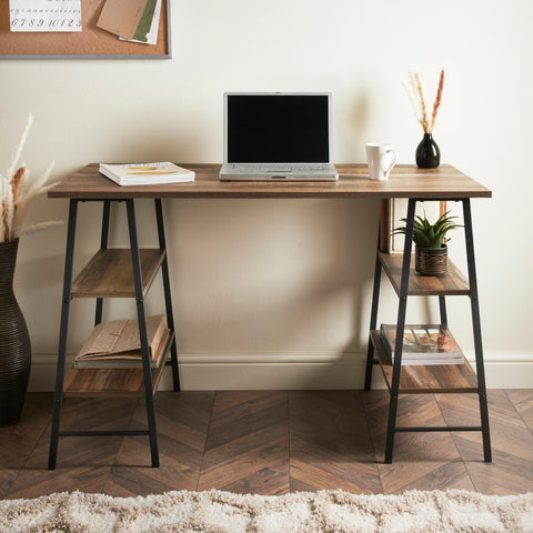 Desk With Shelves - stunning Desk - The Linen House