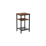 End Table, Telephone Table with 3 Shelves - The Linen House