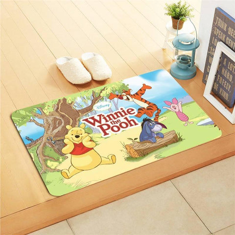 Cartoon Kids Printed Mat (Winnie the Pooh) - The Linen House