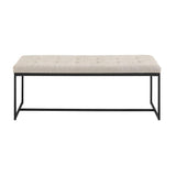 48 Inch Tufted Upholstered Bench - The Linen House