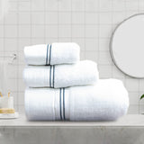 3 Piece Bath Towel set (Patch with Baratta stitch)