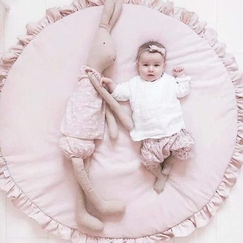 Baby Rug (Pink) - The Linen House