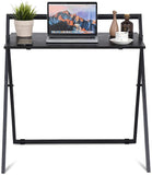 Folding Computer Desk, Foldable Desk for Small Space