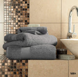 3 Piece Bath Towel set (Grey)