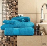 3 Piece Bath Towel set (Blue)