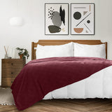 Premium Bedding Cotton Blanket (Maroon)