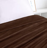 Premium Bedding Cotton Blanket (Dark Brown)