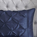 Blue Luxury Pintuck Set