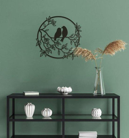 Love Bird Metal Wall Decor - The Linen House
