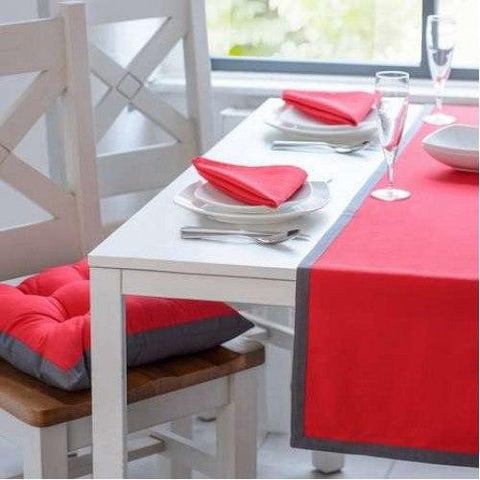 Table Runner (Red) - The Linen House