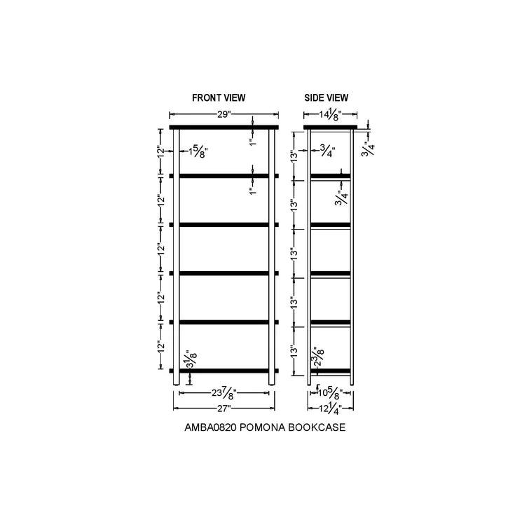 Iron Etagere Bookcase with Cabinet
