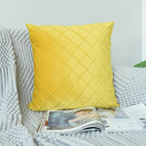 Velvet Cushion Cover(Yellow)
