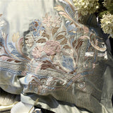 New Royal Pistachio Exquisite Embroidery Duvet Set