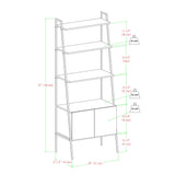 72'' H x 28'' W Ladder Bookshelf Decor Ideas