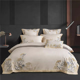 Luxury Feuilles Embroidery New Duvet Set