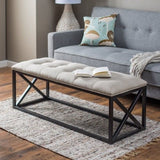 Grayson Tufted Backless Upholstered Bench