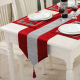 Table Runner (Red) - The Linen House