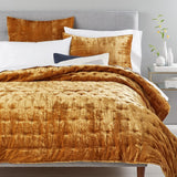 Golden Velvet Bedspread-King