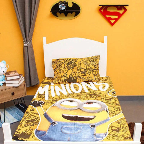 Minions Signs of Joy Bed-sheet - The Linen House