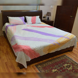 Printed Bedsheet (white with multi color)