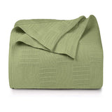 Premium Bedding Cotton Blanket (Sage Green)