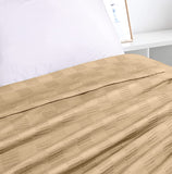 Premium Bedding Cotton Blanket (Beige)