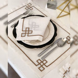 Embroidered Table Mats & Napkin