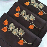 Physalis Embroidered Napkin & Mats