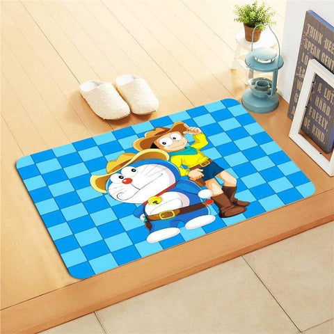 Cartoon Kids Printed Mat (Doreamon) - The Linen House