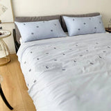 Anchor Embroidery Duvet Cover Set - The Linen House