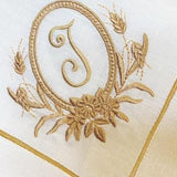 Autumn Monogramme Napkin - The Linen House