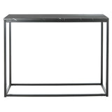 Baize Black Console Table - The Linen House