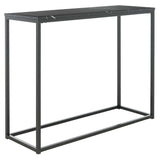 Baize Black Console Table - The Linen House