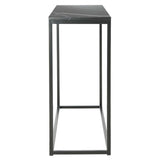 Baize Black Console Table - The Linen House