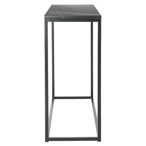 Baize Black Console Table - The Linen House