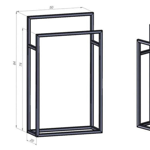 Bathroom Towel Rack - The Linen House