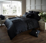Black Bridal Bed Set with filling - The Linen House