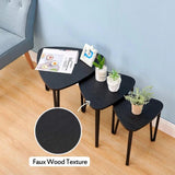 Black Nesting - Tables Living Room Coffee Table Sets of 3 - The Linen House