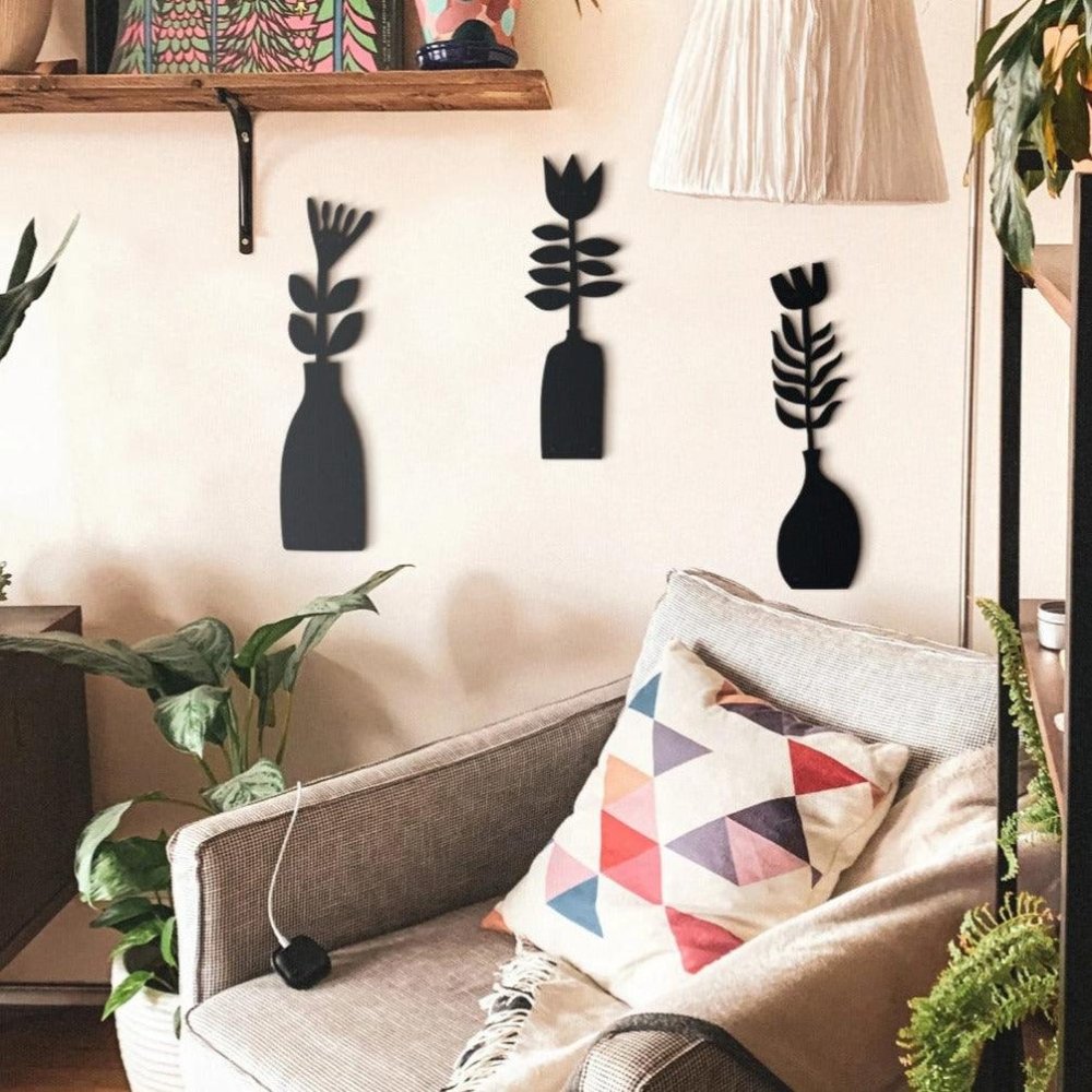 Blumen Metal Wall Decor – Elegant Floral Art for Any Space - The Linen House