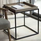 Bovina Square Side Tray Table - The Linen House