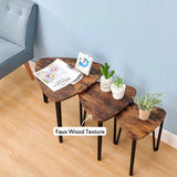 Brown Nesting - Tables Living Room Coffee Table Sets of 3 - The Linen House